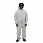 Hoodie Gris Classique Streetwear Lunaria