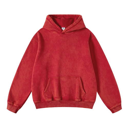 Hoodie Acid Wash Oversize Lunaria