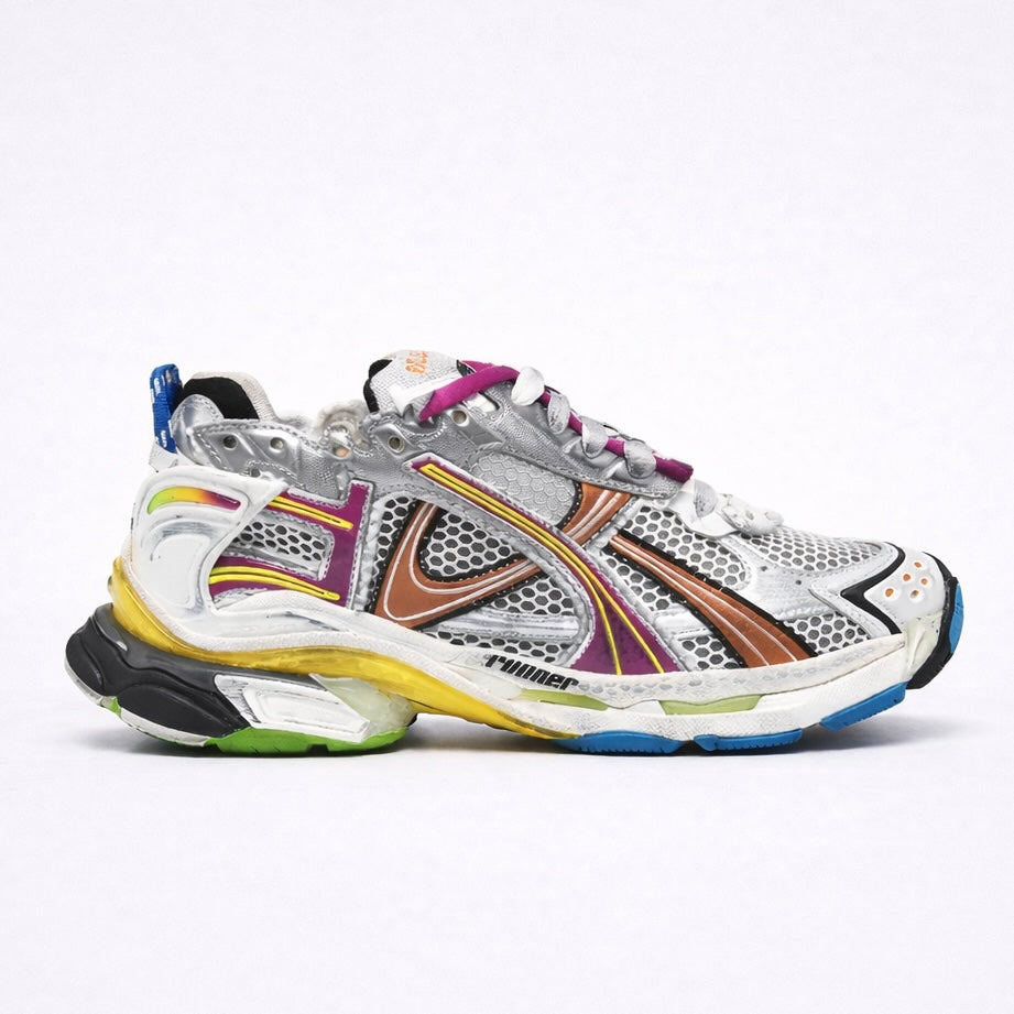 Runner - Blanc / Orange