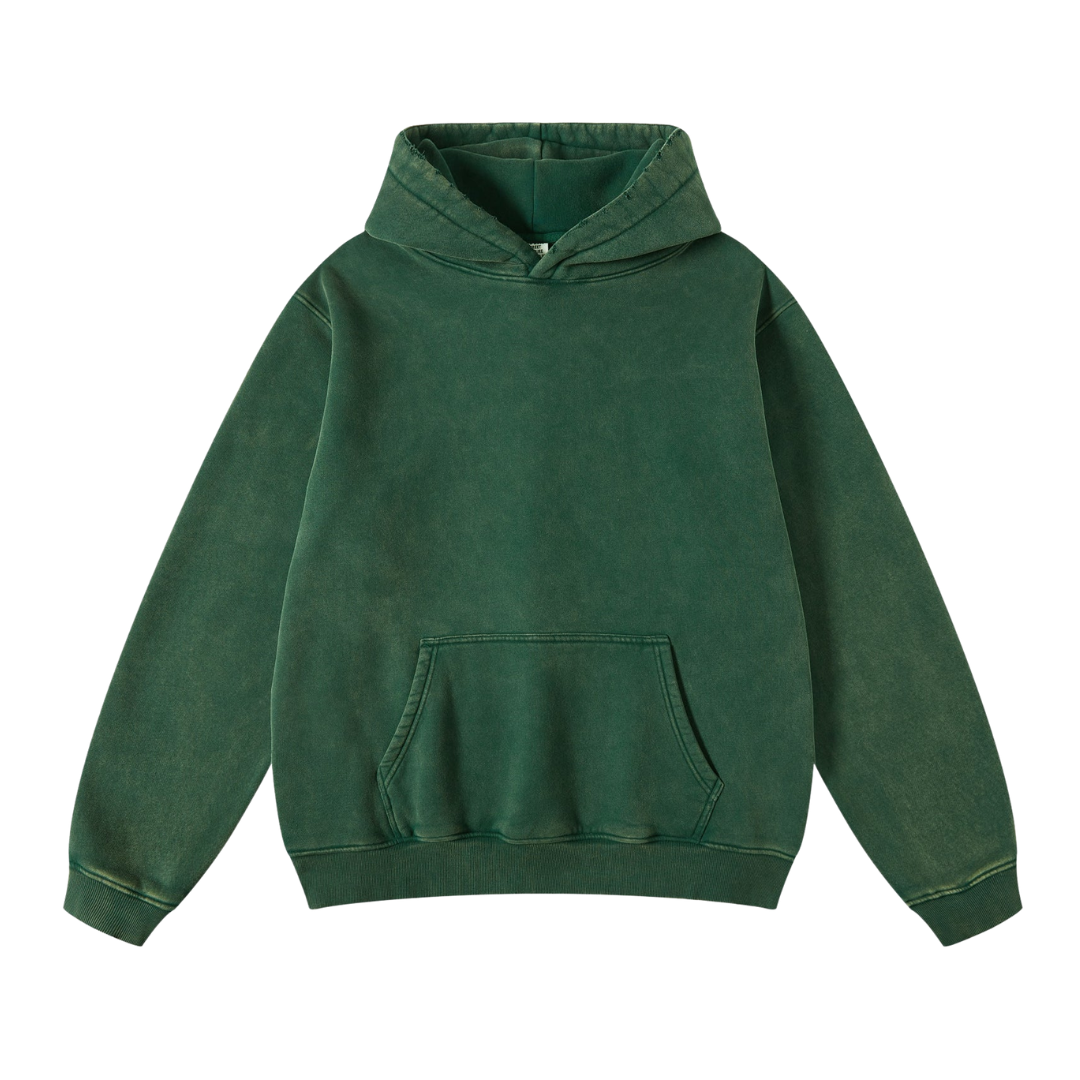 Hoodie Acid Wash Oversize Lunaria