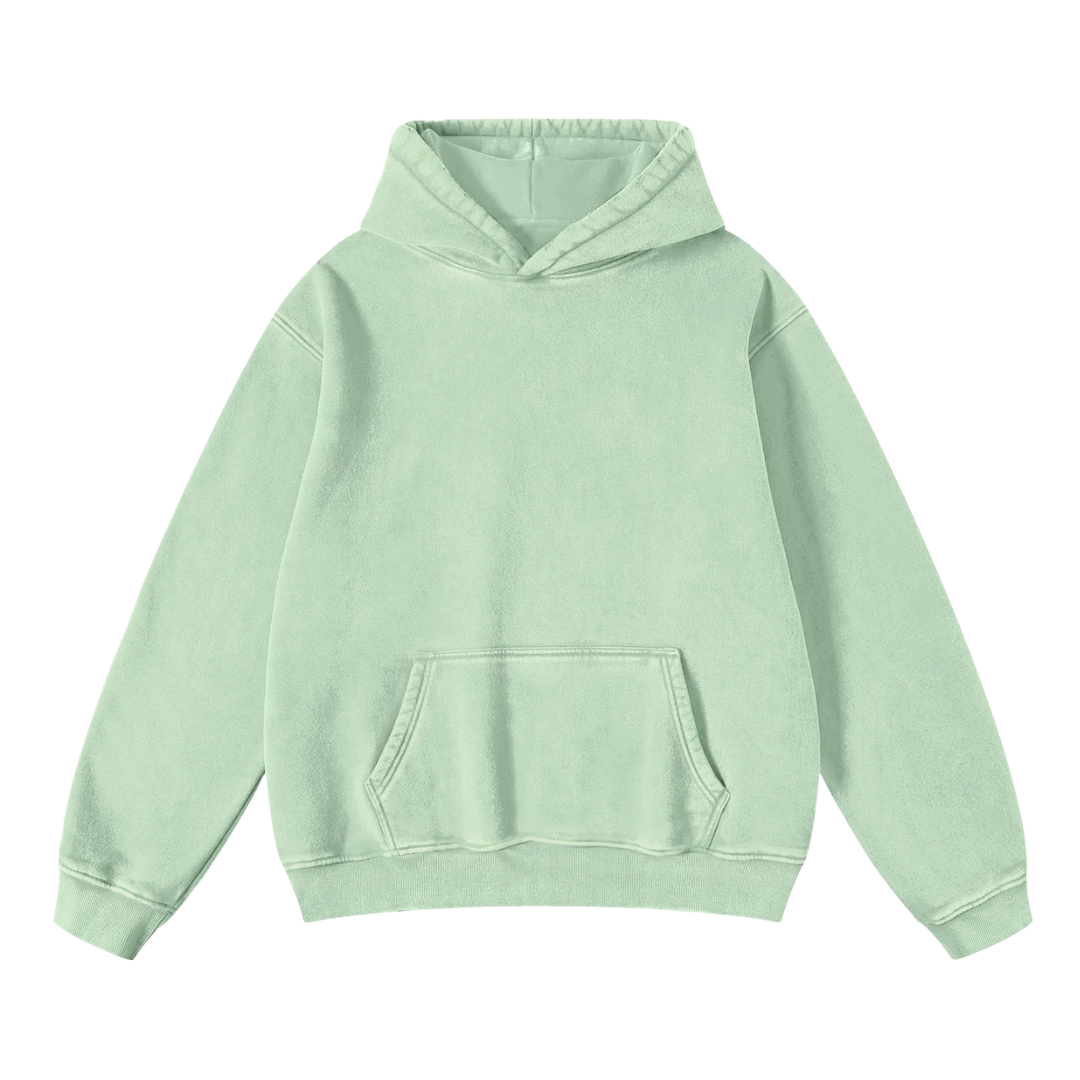 Hoodie Acid Wash Oversize Lunaria