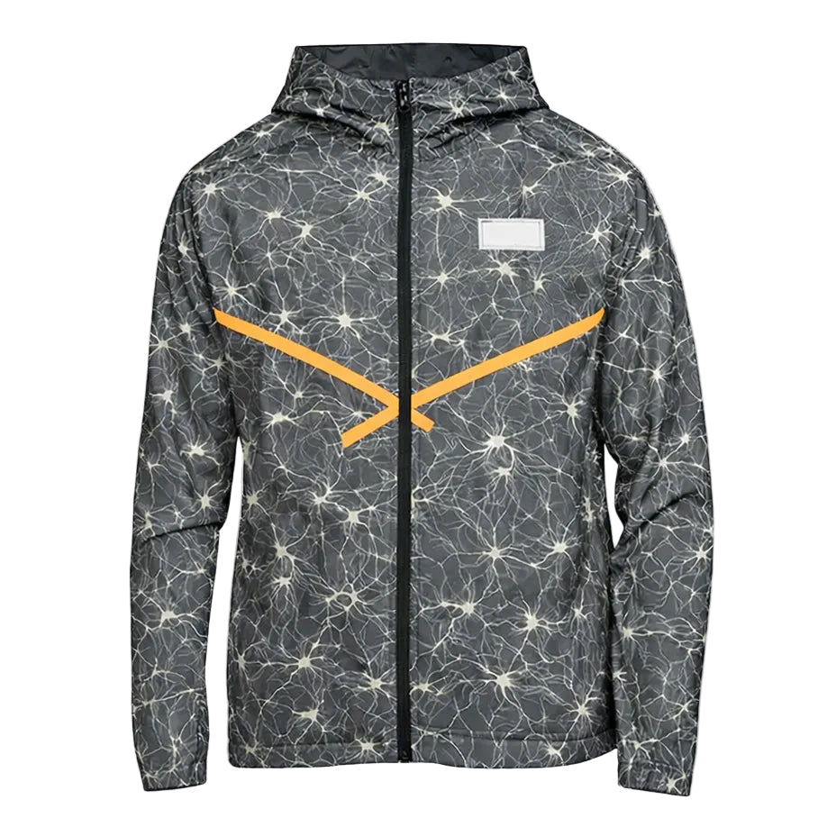 Veste Running - Noir / Orange