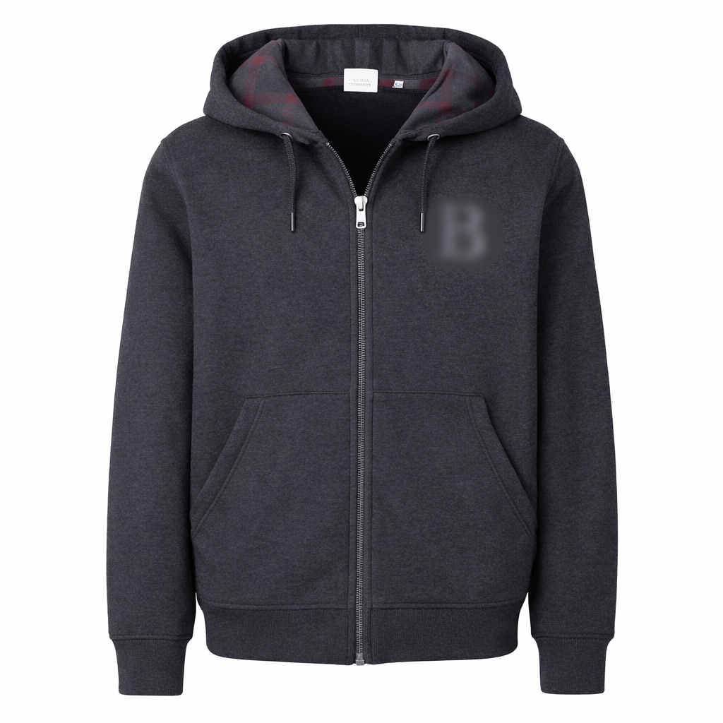 Veste - Logo à Carreaux