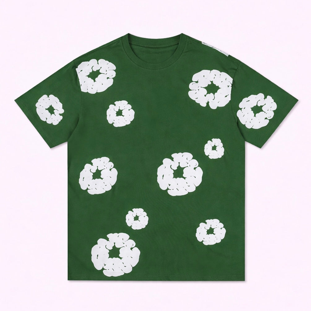 T-shirt - Vert / Blanc