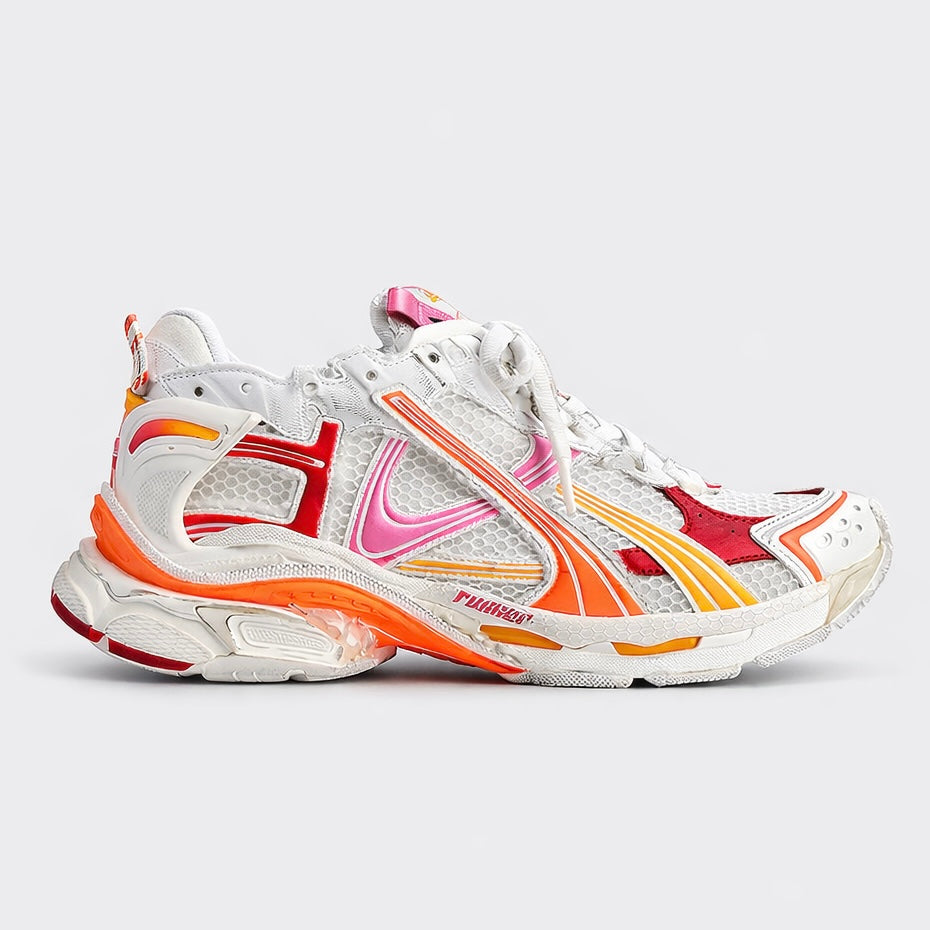 Runner - Blanc / Orange