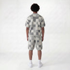 Ensemble Jacquard Gris Streetwear Lunaria