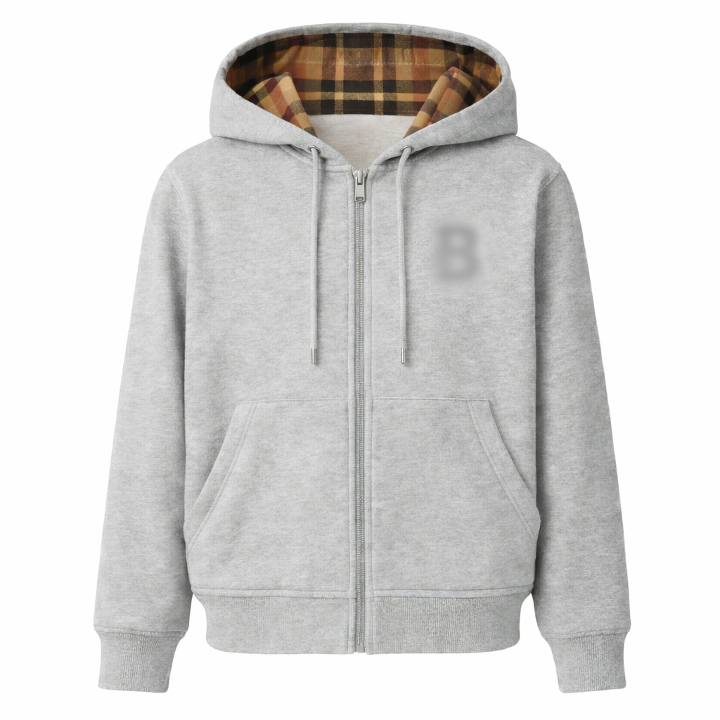 Veste - Logo à Carreaux