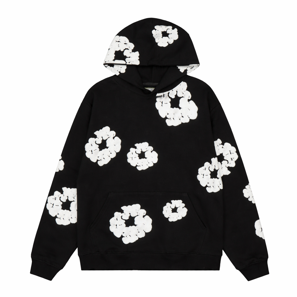 Sweat à Capuche - Fleurs