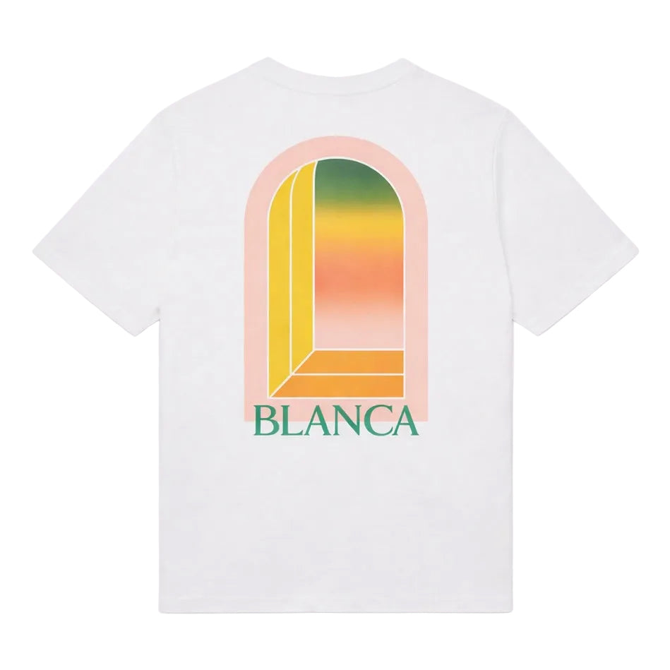 T-shirt  - Blanc / Orange