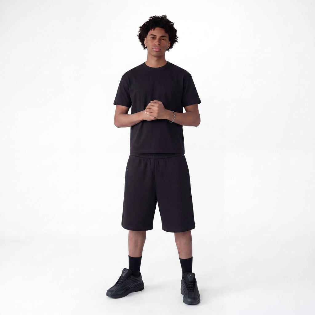 Ensemble Été Noir Streetwear Lunaria
