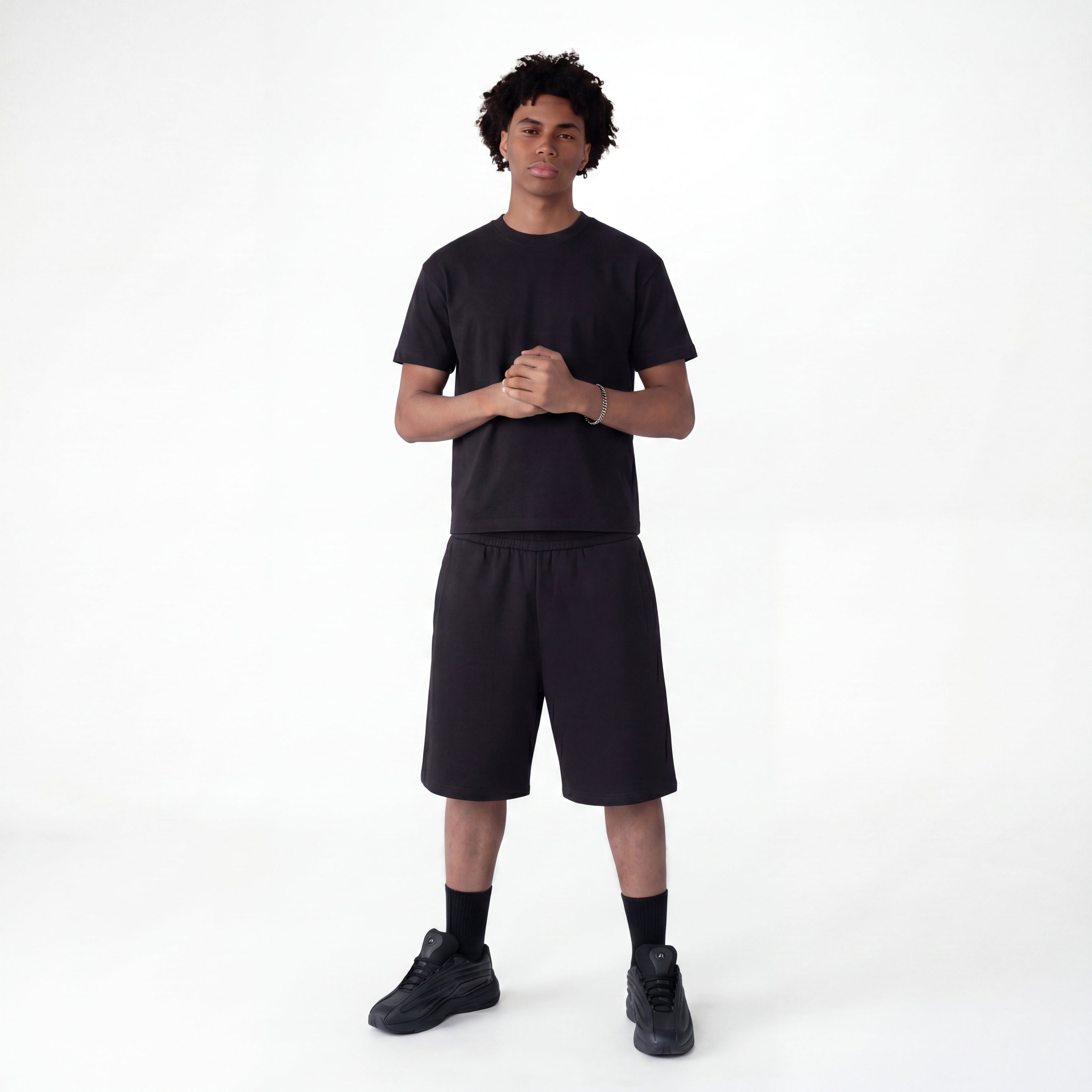 Ensemble Été Noir Streetwear Lunaria