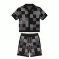 Ensemble Jacquard Noir Streetwear Lunaria