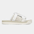 Claquettes - Beige / Blanc