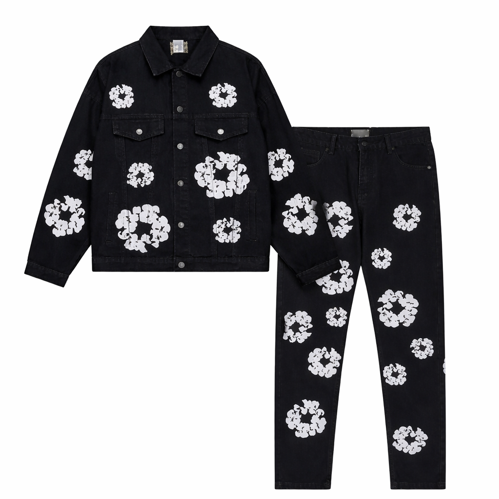 Ensemble en jean - Noir