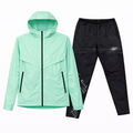Survêtement Running - Noir / Vert
