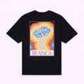 T-shirt  - Noir / Multicolore