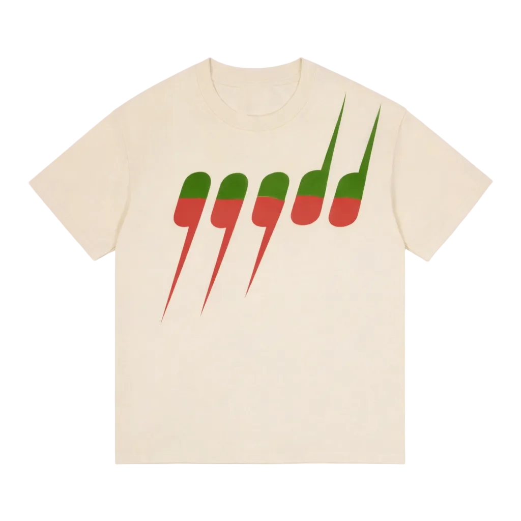 T-shirt - Rouge / Vert